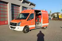 Feuerwehr Langenselbold VW Crafter VRW (Florian Langenselbold 1-50-1) am 21.12.21 bei einen Fototermin