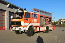 Feuerwehr Langenselbold Mercedes Benz Rosenbauer HLF20 (Florian Langenselbold 1-46-1) am 21.12.21 bei einen Fototermin