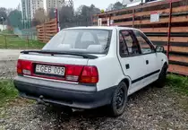 Rückansicht: Suzuki Swift Mk2 Sedan 1.6 Automatik, fotografiert in 11.2020