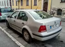 Rückansicht: VW Bora. Foto: November 2020.