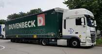 =DAF XF -Sattelzug mit Auflieger der Spedition DUVENBECK, 08-2021