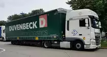 =DAF XF -Sattelzug mit Auflieger der Spedition DUVENBECK, 08-2021