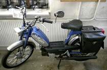 Hercules Optima 3, Moped mit 47ccm und 2,7PS, Vmax.40Km/h, Baujahr 1985, Breig's Motorrad-und Spielzeugmuseum, Sept.2021