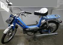 Hercules Prima 2S, Mofa mit 50ccm und 1,5PS, Vmax.25Km/h, Baujahr 1985, Breig's Motorrad-und Spielzeugmuseum, Sept.2021