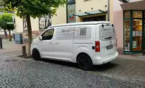 =Citroen SpaceTourer von ServoBike steht im August 2021 in Hünfeld