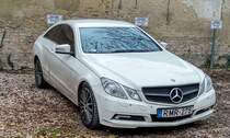 Diesen Mercedes-Benz E-Klasse Coupé C207 habe ich in Dezember 2020 fotografiert.