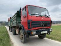 Mercedes - Benz NG 1632 im niederbayerischen Landkreis Straubing - Bogen, April 2021