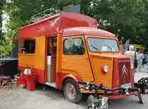 =Citroen Typ H als Verkaufsstand steht auf dem BUGA-Gelände in Erfurt im August 2021