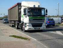 DAF-LKW am 24.April 2009 am Ortseingang von Bergen/Rgen.