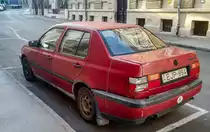 Rückansicht: VW Vento. Foto: 09.2021.