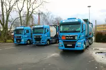 Spedition Richter MAN TGX am 08.01.22 in Frankfurt am Main