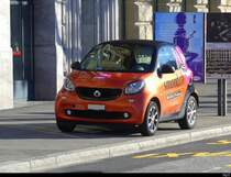 Oranger - Schwarzer Werbesmart in Lausanne am 01.01.2022