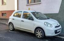 Nissan Micra K13 in Dezember 2020.