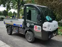 =Goupil-G 4-Elektrofahrzeug, eingesetzt auf dem BUGA-Gelände in Erfurt im August 2021