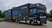 =DAF XF -Hängerzug der Spedition MASZONSKI, 08-2021