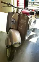 Röhr Roletta, Motorroller aus Landshut/Bayern, 197ccm, 9,5PS, 4-Gang, Vmax.90Km/h, Baujahr 1954, Auto-und Uhrenwelt Schramberg, Aug.2014