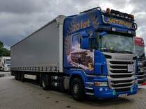 =Scania R 440 der Spedition ANTRANS aus Polen - gestylt zum 20jährigen Jubiläum, 08-2021
