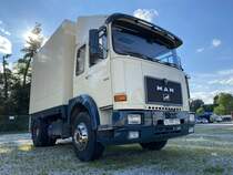 MAN F8 auf einem Nürnberger Volksfest, September 2021