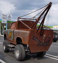 =Sachsenring Trabant von Stunt-Event KORTHOFF steht im August 2021 in Kassel