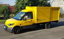 =Street Scooter von DHL unterwegs in Petersberg im August 2021