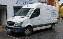 =MB Sprinter der Firma ReTec steht im Oktober 2021 in Hünfeld