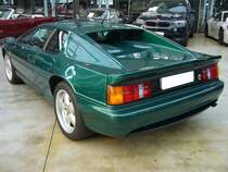 Heckansicht eines Lotus Esprit GT3 aus dem Jahr 1998. Classic Remise Düsseldorf am 13.02.2022.