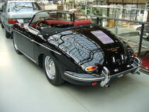 Heckansicht eines Porsche 356 B 1600 Roadster aus dem Jahr 1960. Classic Remise Düsseldorf am 13.02.2022.