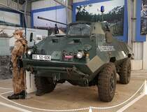 =SW II des Bundesgrenzschutz steht in der Wanderausstellung im Grenzmuseum Point Alpha anl. des Geburtstages  70 Jahre vom Bundesgrenzschutz zur Bundespolizei , 10-2021