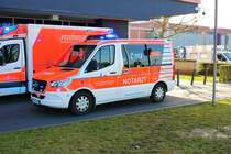 ASB Frankfurt Mercedes Benz Sprinter NEF am 12.02.22 in Frankfurt am Main