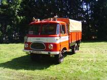 Robur Feuerwehrfahrzeug mit altem Khlergrill, seltenes Stck. Zu sehen beim 12.IFA-Oldtimertreffen 2009 in Werdau.