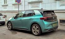 Rückansicht: VW ID3 in 12.2020.