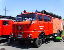 W50 Feuerwehrfahrzeug der freiwilligen Feuerwehr Schkeuditz zum 12. IFA-Oldtimertreffen in Werdau am02.05.2009.