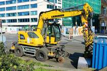 Liebherr 922 Rail am 05.03.22 in Frankfurt am Main
