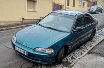 Diesen Honda Civic Mk5 (Malachite Green wahrscheinlich) habe ich in Dezember 2020 gesehen.