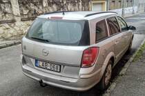 Rückansicht: Opel Astra H Wagon. Foto: 12.2020