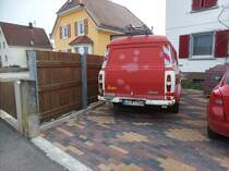 Ein Ford 130 am 11.3.2022 in Eimeldingen 