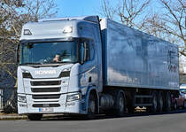 Scania R 410 Kofferauflieger in Rheinbach - 27.02.2022