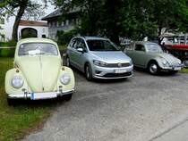 Volkswagenflotte, bzw. Zwei VW-Käfer umgarnen GOLF-VII; 160526