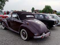  Kehrseite  des MB220Cabrio, welcher aus dem Landkreis Mhldorf/Oberbay. zum Oldtimertreffen nach Neuhofen/Innkreis angereist ist; 090501