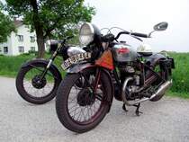 Ein alter Feger, diese PUCH-Maschine bei der Oldtimerausfahrt in Neuhofen/Innkreis; 090501