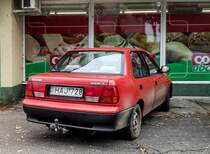 Rückansicht: Suzuki Swift Mk2 Sedan. Foto: 12.2020.