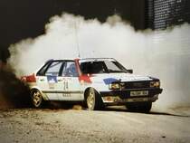 Audi 80 Quattro Gr. A, Bj 01.1983, 5 Zyl. 2119 ccm 194 PS by Schmidt Motorsport, Metz Rallye 1983 Thomas Zollhoefer-Klaus Konrad