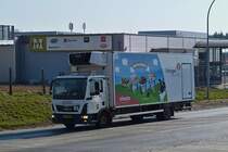 MAN Khllaster gesehen nahe Weiswampach. 03.2022 