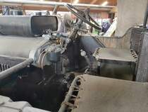 =Innenansicht des Pavesi-Militärschlepper Baujahr 1932, 55 PS, gesehen bei der Bulldogmesse in Alsfeld, 10-2021