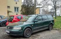 VW Passat B5 variant in Dragon Green vermutlich. Foto: 12.2020.