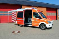 Feuerwehr Stockstadt am Main Mercedes Benz Sprinter ELW (Florian Stockstadt 12/1) am 26.03.22 bei einen Fototermin