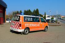 Feuerwehr Stockstadt am Main VW T6 MTW (Florian Stockstadt 14/1) am 26.03.22 bei einen Fototermin