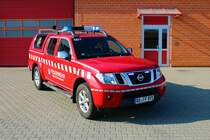 Feuerwehr Stockstadt am Main Nissan Navara PKW (Florian Stockstadt 50/1) am 26.03.22 bei einen Fototermin