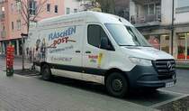 =MB Sprinter der FLASCHENPOST steht in Fulda zur Getränkeanlieferung, 12-2021