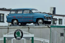 Dieser Skoda Octavia Kombi, Baujahr 1965 war Ende März 2022 in Mallentin zu sehen.